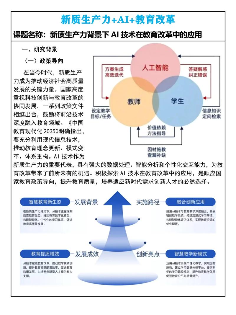 AI技术赋能教育改革 教育软件技术的裂变与重构